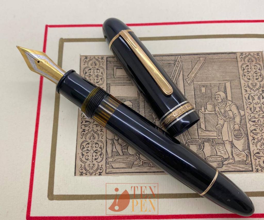 MONTBLANC 149 SILVER RING - Black celluloid | Tenpen - By MONTBLANC 149 SILVER RING - Black celluloid | Tenpen - By